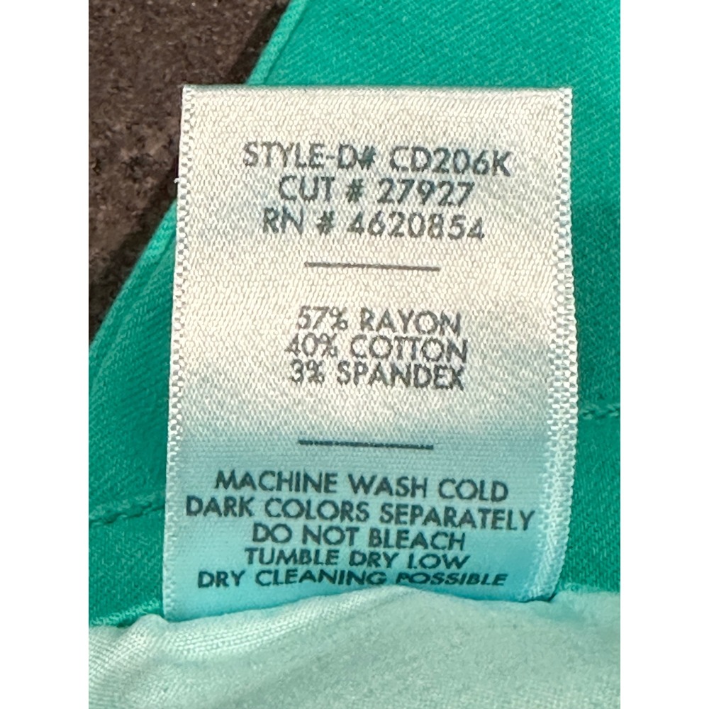 Just Black Denim Jade Green A-Line Mini Skirt M Double Button Raw Hem NWT - Picture 6 of 9
